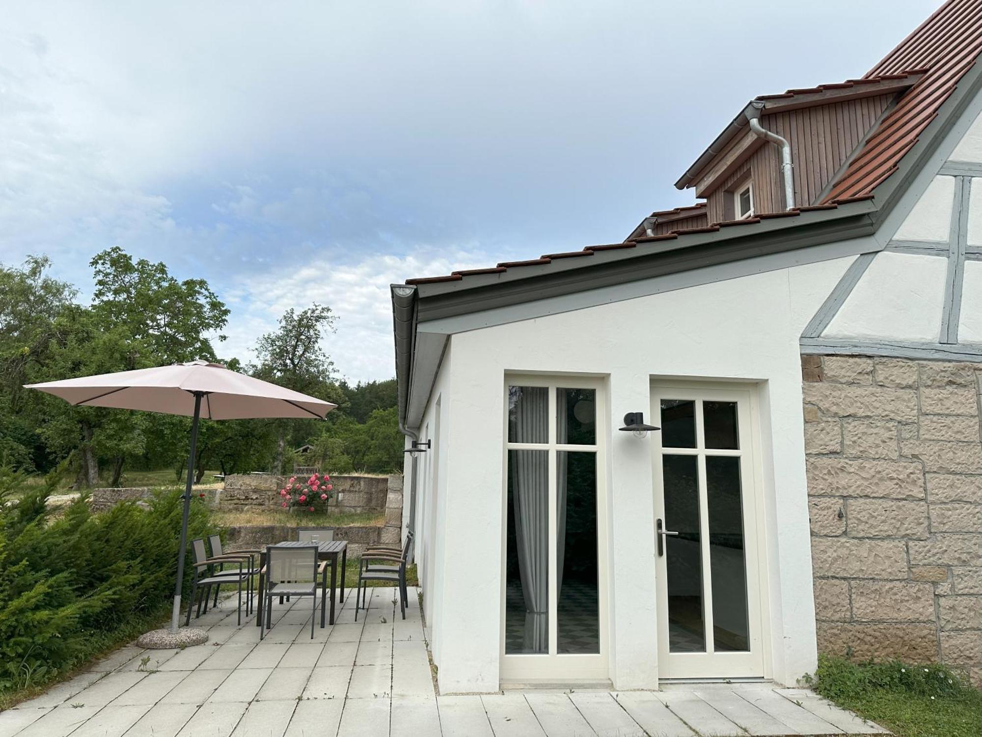Gutshof Andres Hotel Kirchlauter Exterior foto